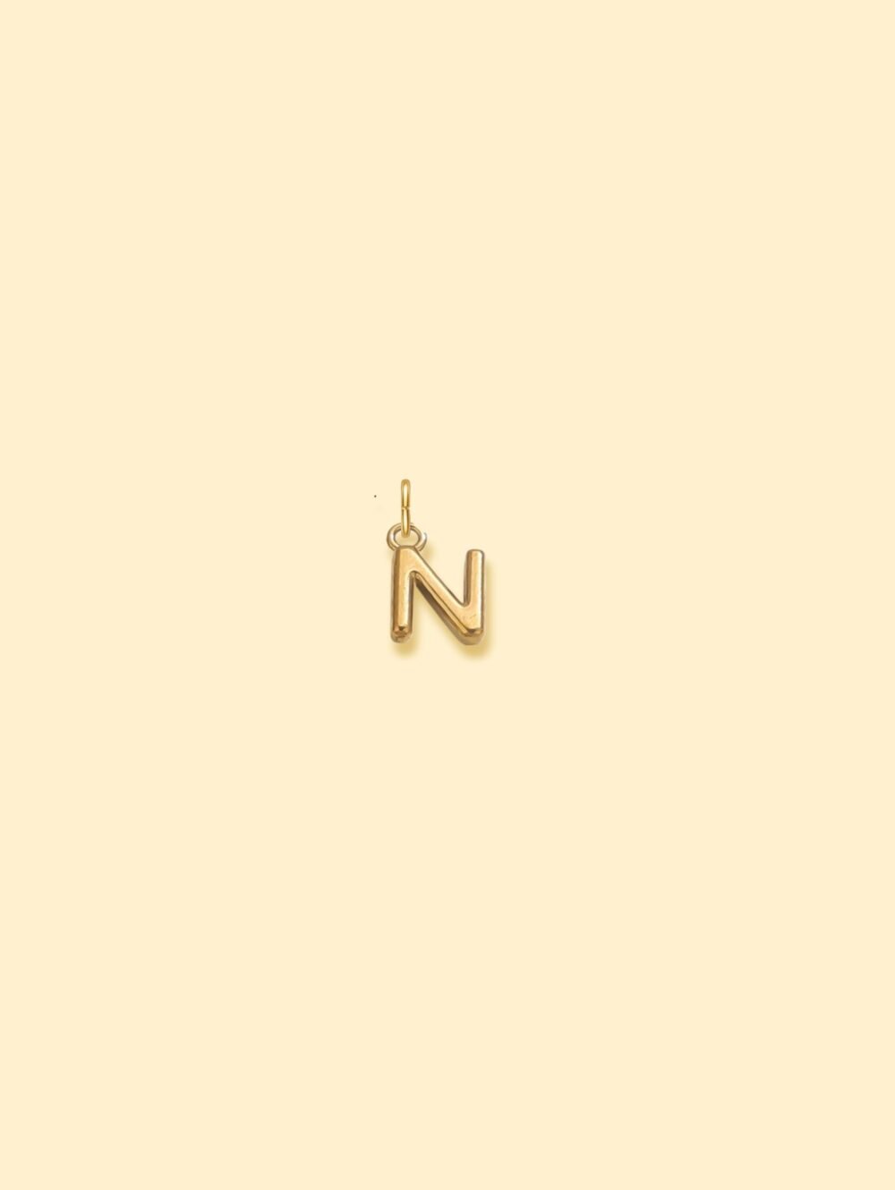 Alphabet Charm Pendant 18K Gold Plated Stainless Steel - Image 15