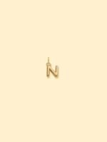 Alphabet Charm Pendant 18K Gold Plated Stainless Steel - Image 15