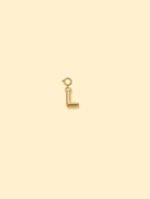 Alphabet Charm Pendant 18K Gold Plated Stainless Steel - Image 31
