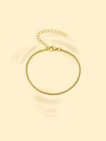 18K Gold Plated Snake Chain Bracelet