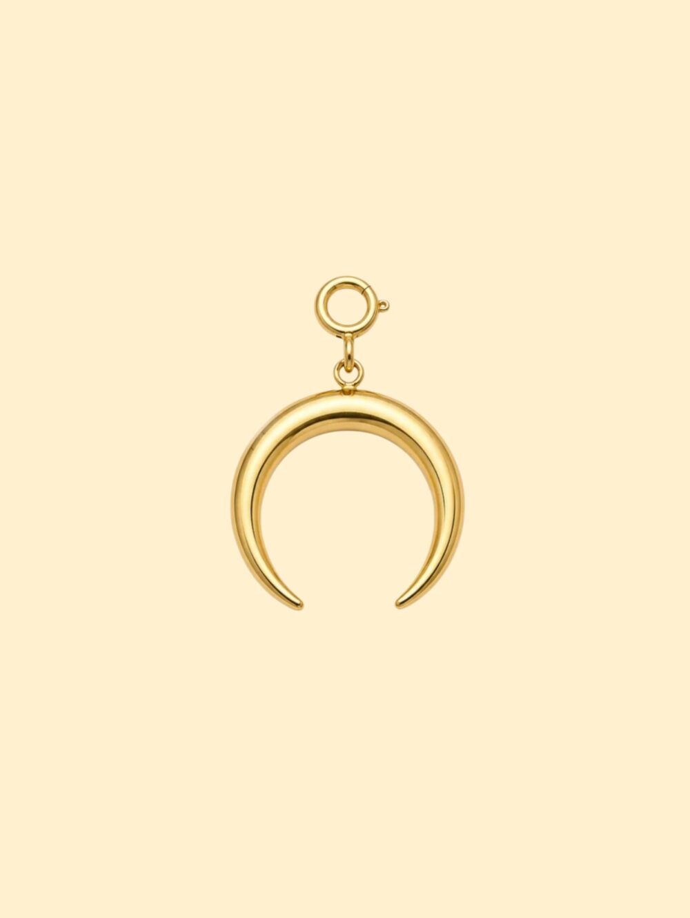 Gold Moon Charm (Interchangeable) – 18k Gold plated Stainless Steel