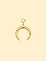 Gold Moon Charm (Interchangeable) – 18k Gold plated Stainless Steel