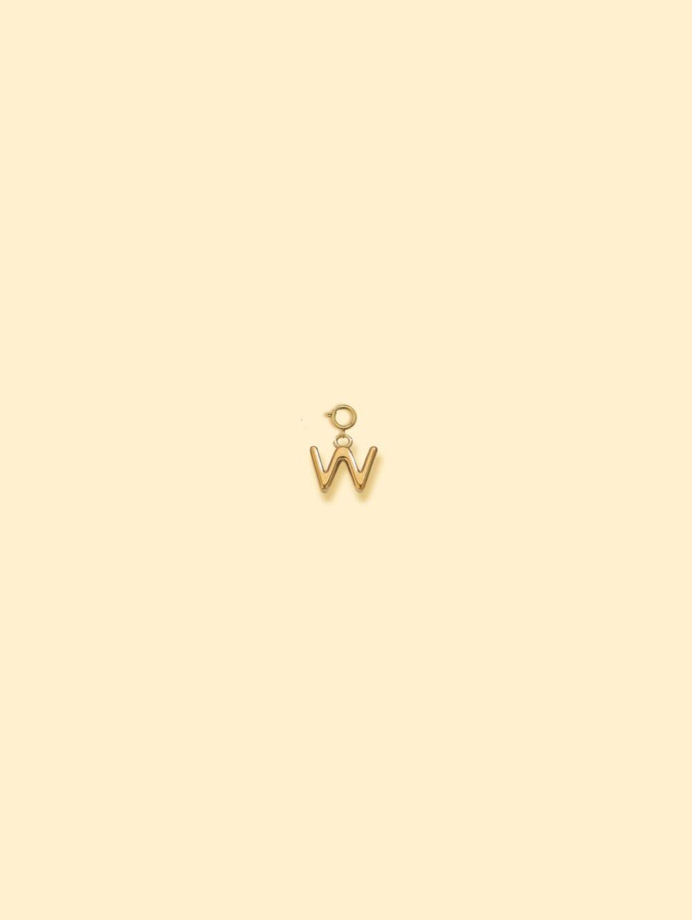Alphabet Charm Pendant 18K Gold Plated Stainless Steel - Image 40