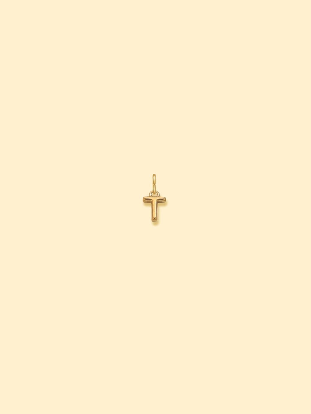 Alphabet Charm Pendant 18K Gold Plated Stainless Steel - Image 19