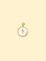 Yellow Lightning Charm (Interchangeable) – 18K Gold Plated Stainless Steel