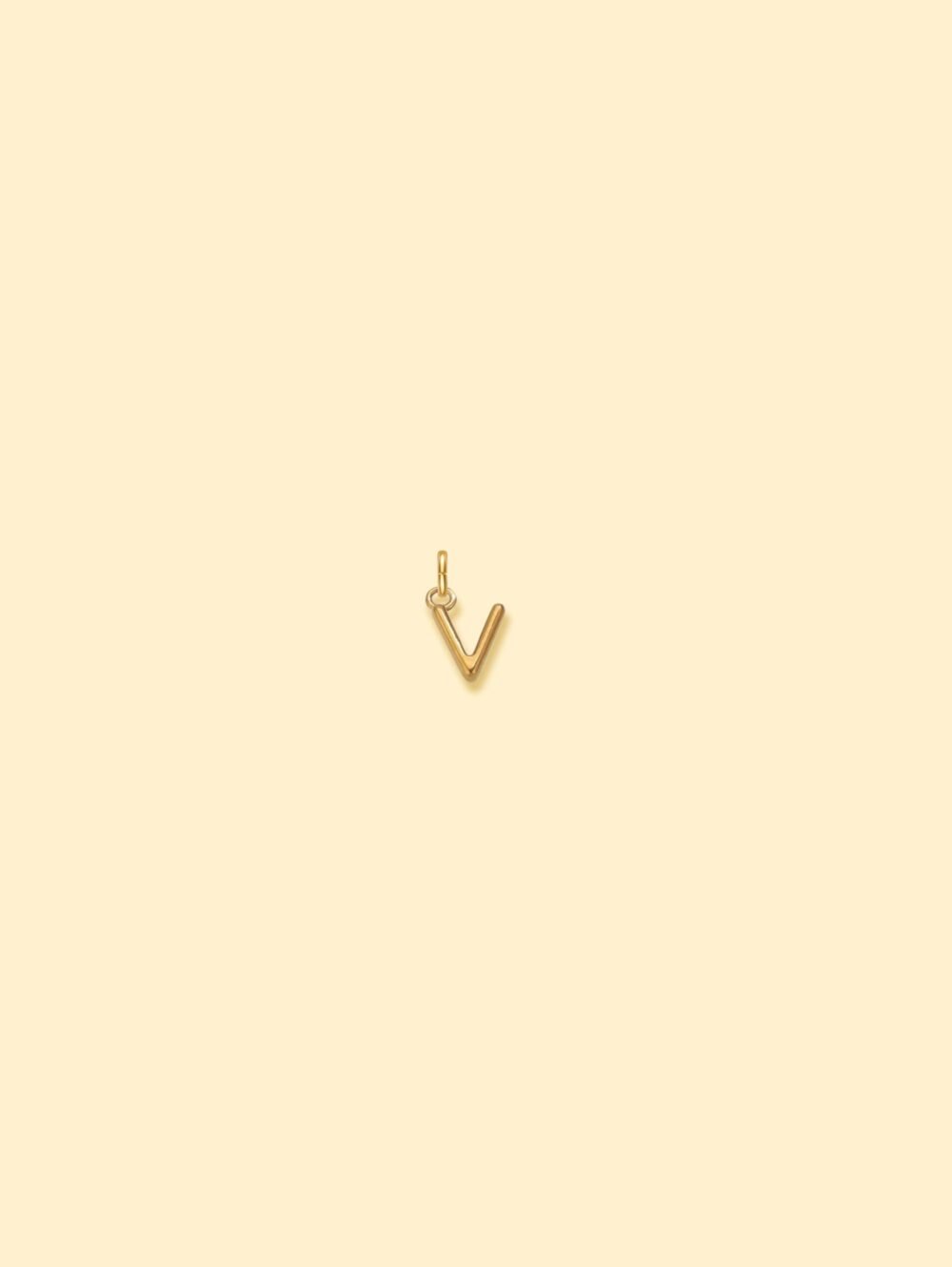 Alphabet Charm Pendant 18K Gold Plated Stainless Steel - Image 21