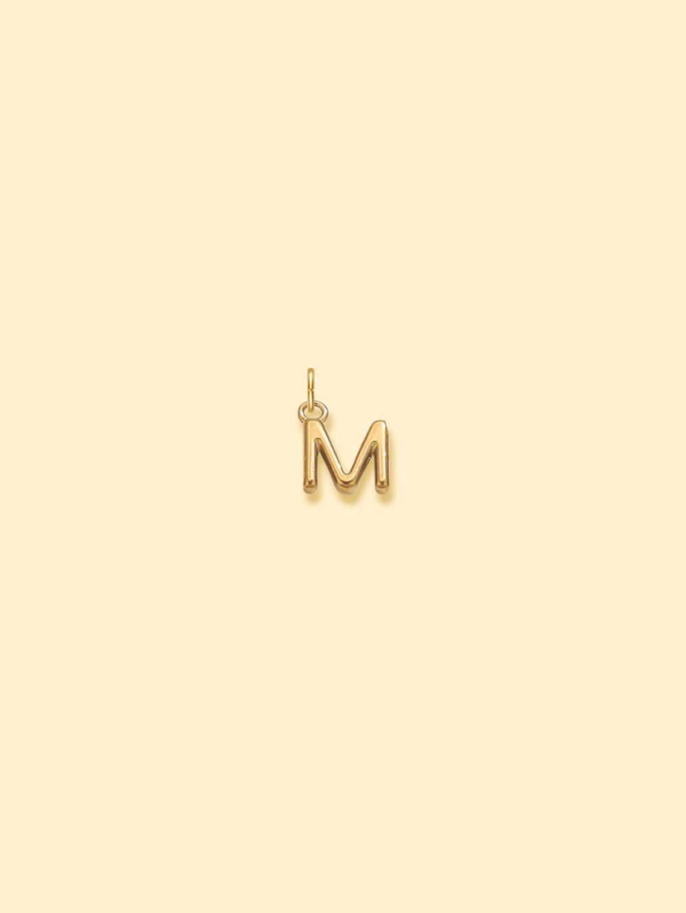 Alphabet Charm Pendant 18K Gold Plated Stainless Steel - Image 14