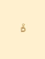 Alphabet Charm Pendant 18K Gold Plated Stainless Steel - Image 24