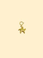 Starfish Charm Pendant 18K Gold Plated Stainless Steel