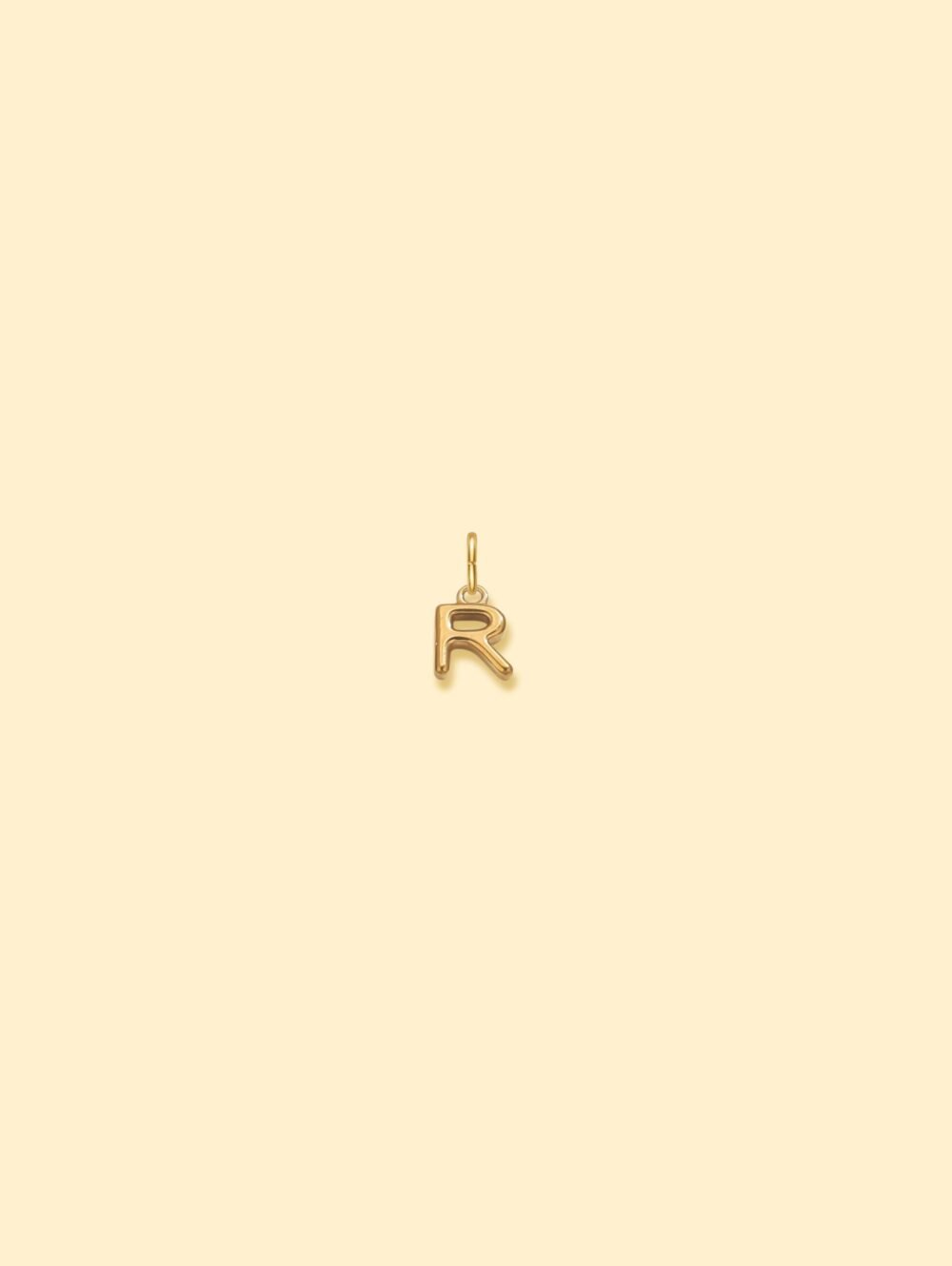 Alphabet Charm Pendant 18K Gold Plated Stainless Steel - Image 17