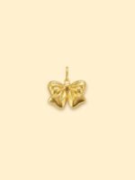 Butterfly Charm Pendant 18K Gold Plated Stainless Steel - Image 2