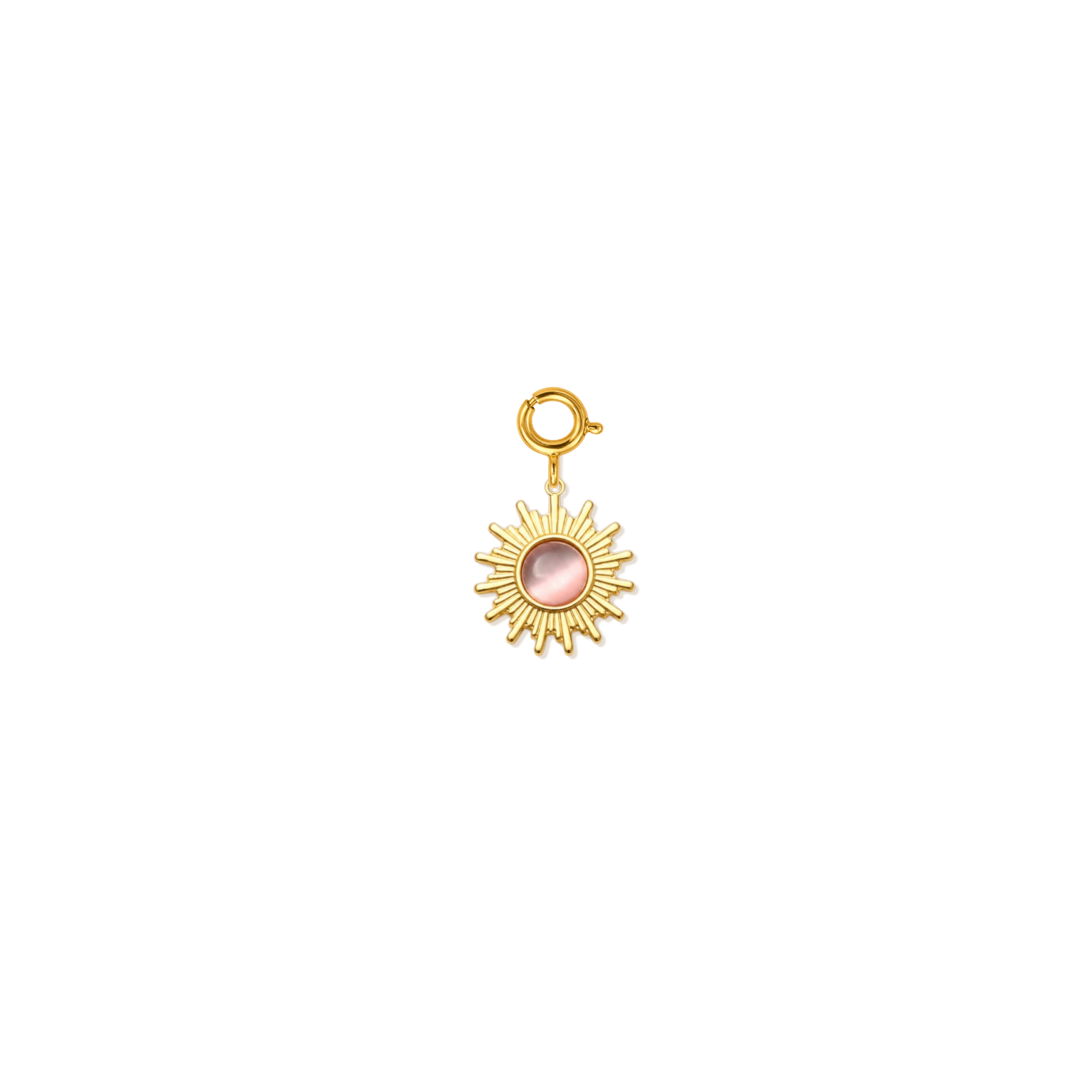 Sunburst Charm (Interchangeable) – 18K Gold Plated Stainless Steel