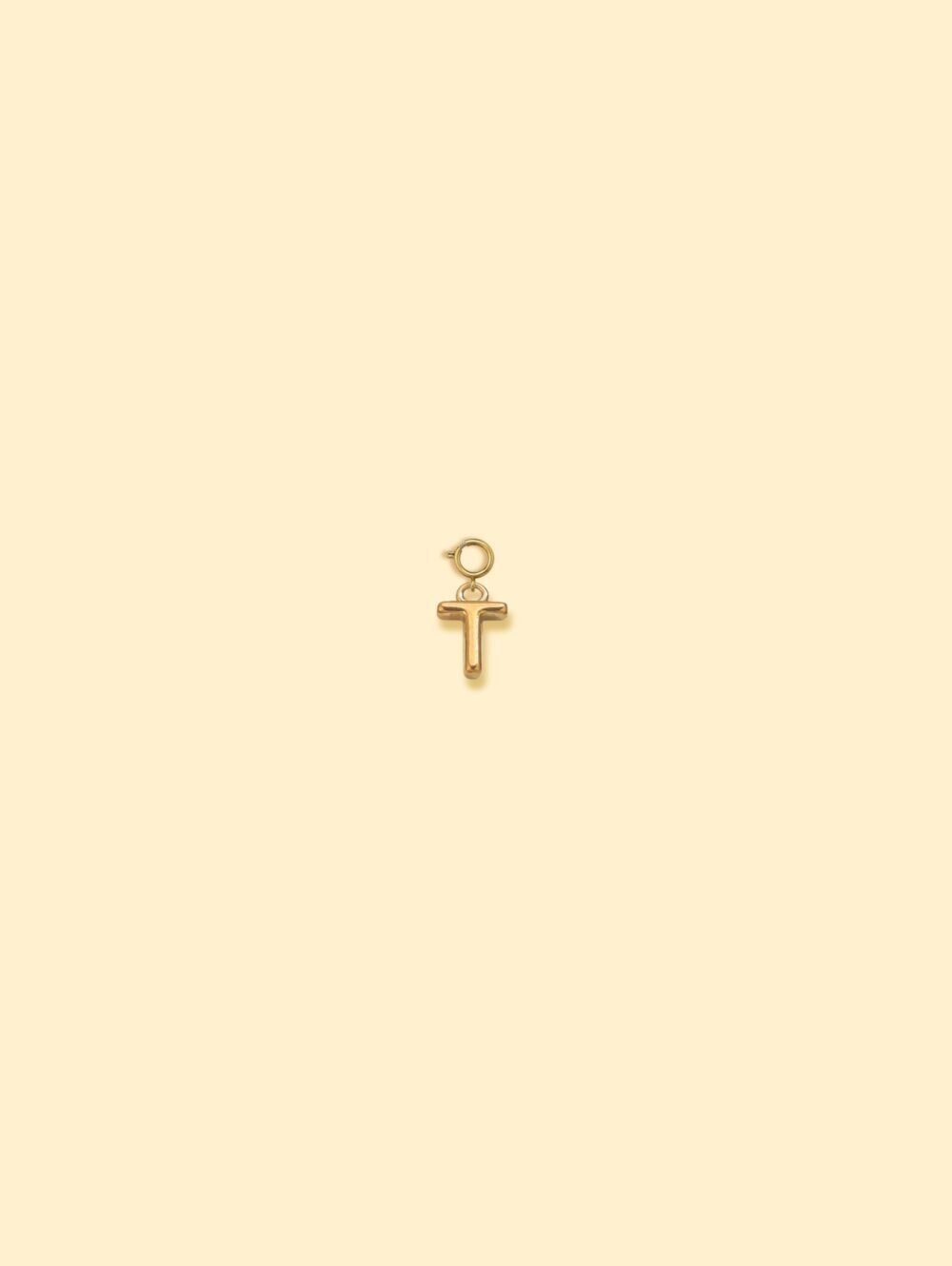 Alphabet Charm Pendant 18K Gold Plated Stainless Steel - Image 37