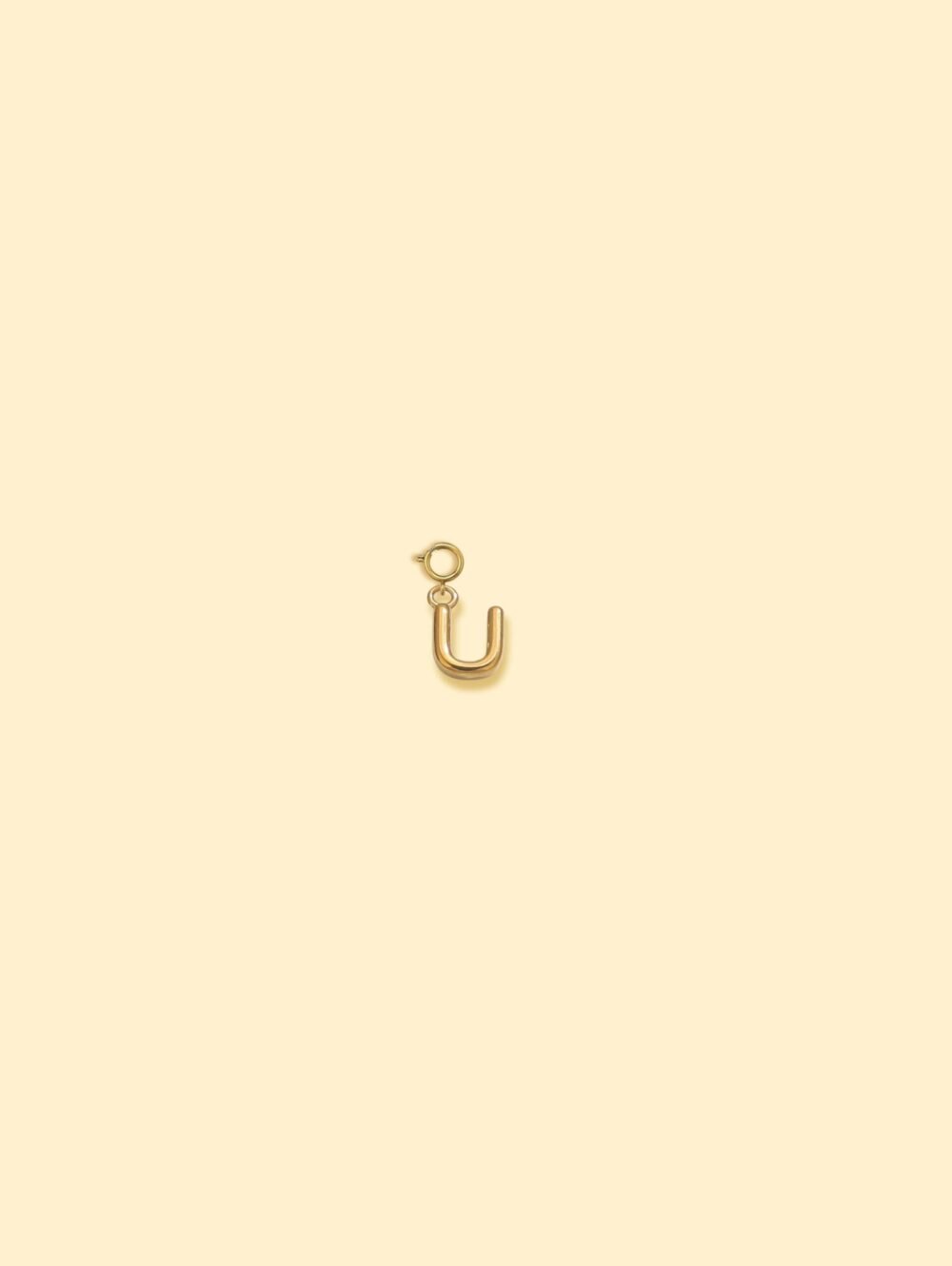 Alphabet Charm Pendant 18K Gold Plated Stainless Steel - Image 38