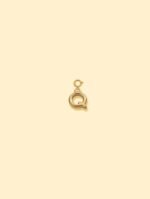 Alphabet Charm Pendant 18K Gold Plated Stainless Steel - Image 34