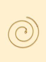 Classic Design Chain Necklace – 18K Gold Plated Stainless Steel
