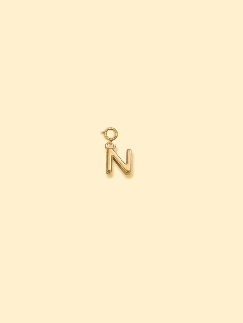 Alphabet Charm Pendant 18K Gold Plated Stainless Steel - Image 33