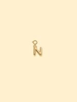 Alphabet Charm Pendant 18K Gold Plated Stainless Steel - Image 33