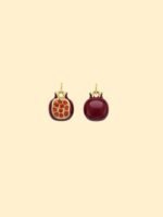 Pomegranate Charm Pendant 14K Gold Plated Alloy - Image 2