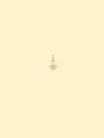 18K Gold Plated Daisy Flower Charm Pendant Stainless Steel Anti Tarnish - Image 2