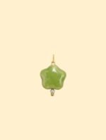 Green Cream Flower Charm (Interchangeable) - Image 2