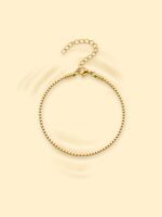 18K Gold Plated Box Chain Bracelet