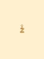 Alphabet Charm Pendant 18K Gold Plated Stainless Steel - Image 41