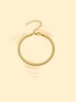 18K Gold Plated Snake Chain Bracelet