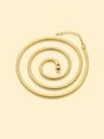 18K Gold Plated Snake Chain Necklace