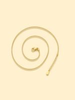 18K Gold Plated Slim Snake Chain Necklace