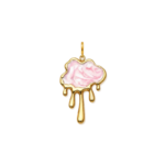Drip Cloud Charm (Interchangeable) – 18K Gold Plated Stainless Steel - Image 2