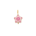 Pink Star Swirl Charm (Interchangeable) - Image 2
