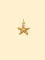 Starfish Charm (Interchangeable) – 18K Gold Plated Stainless Steel - Image 2