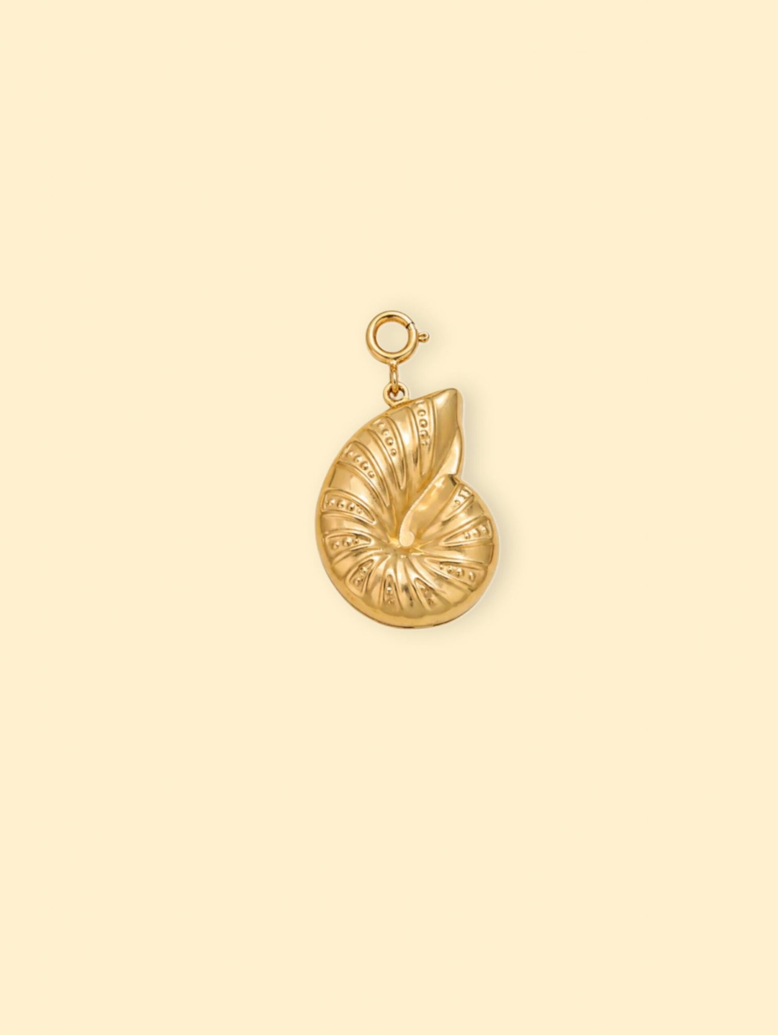 Picsart-26-07-18_00-11-34-878-1 Nautilus Shell Charm (Interchangeable) – 18K Gold Plated Stainless Steel - Image 1