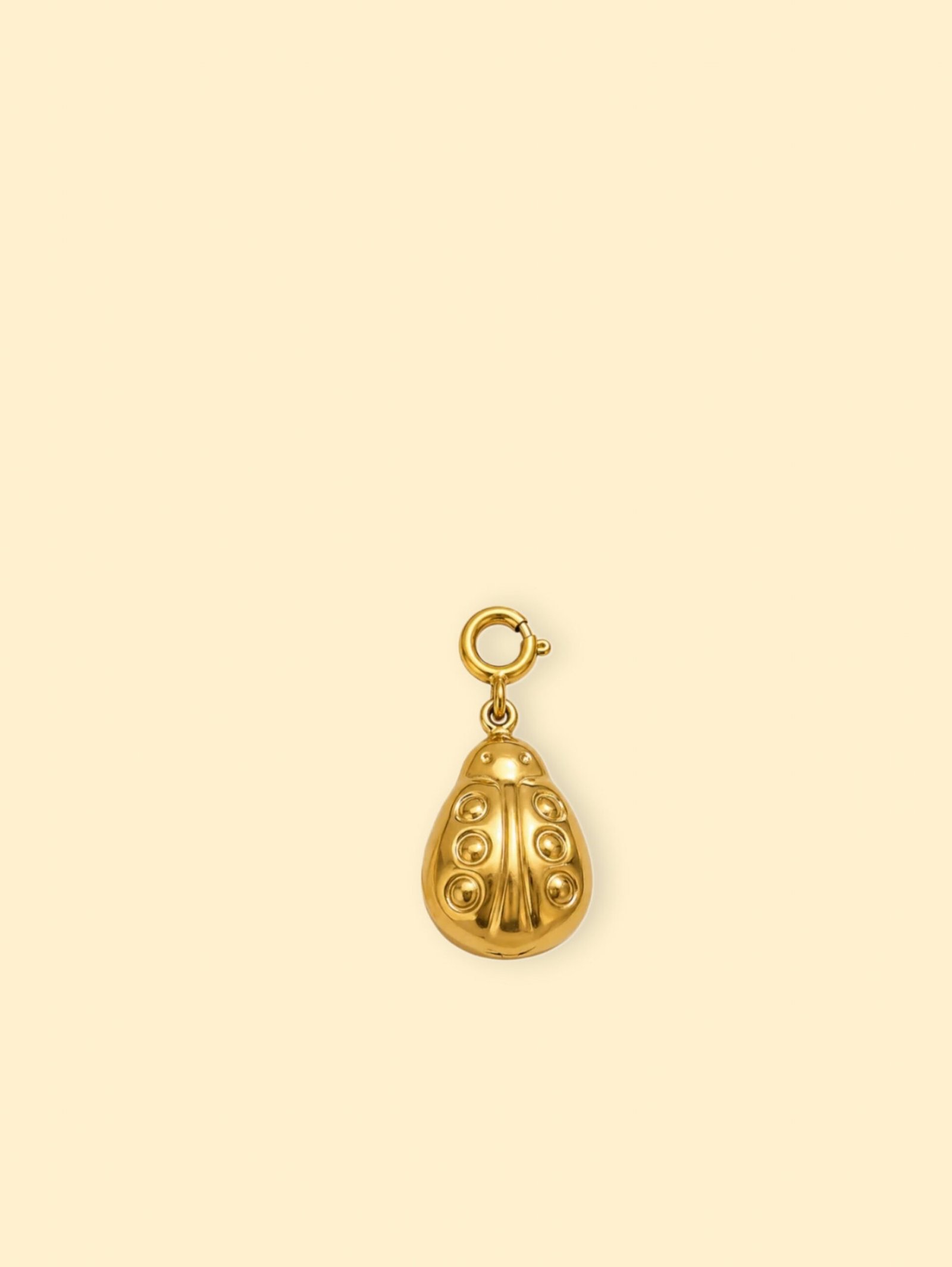 Picsart-26-07-18_00-15-18-407-1 Ladybug Charm (Interchangeable) – 18K Gold Plated Stainless Steel - Image 1