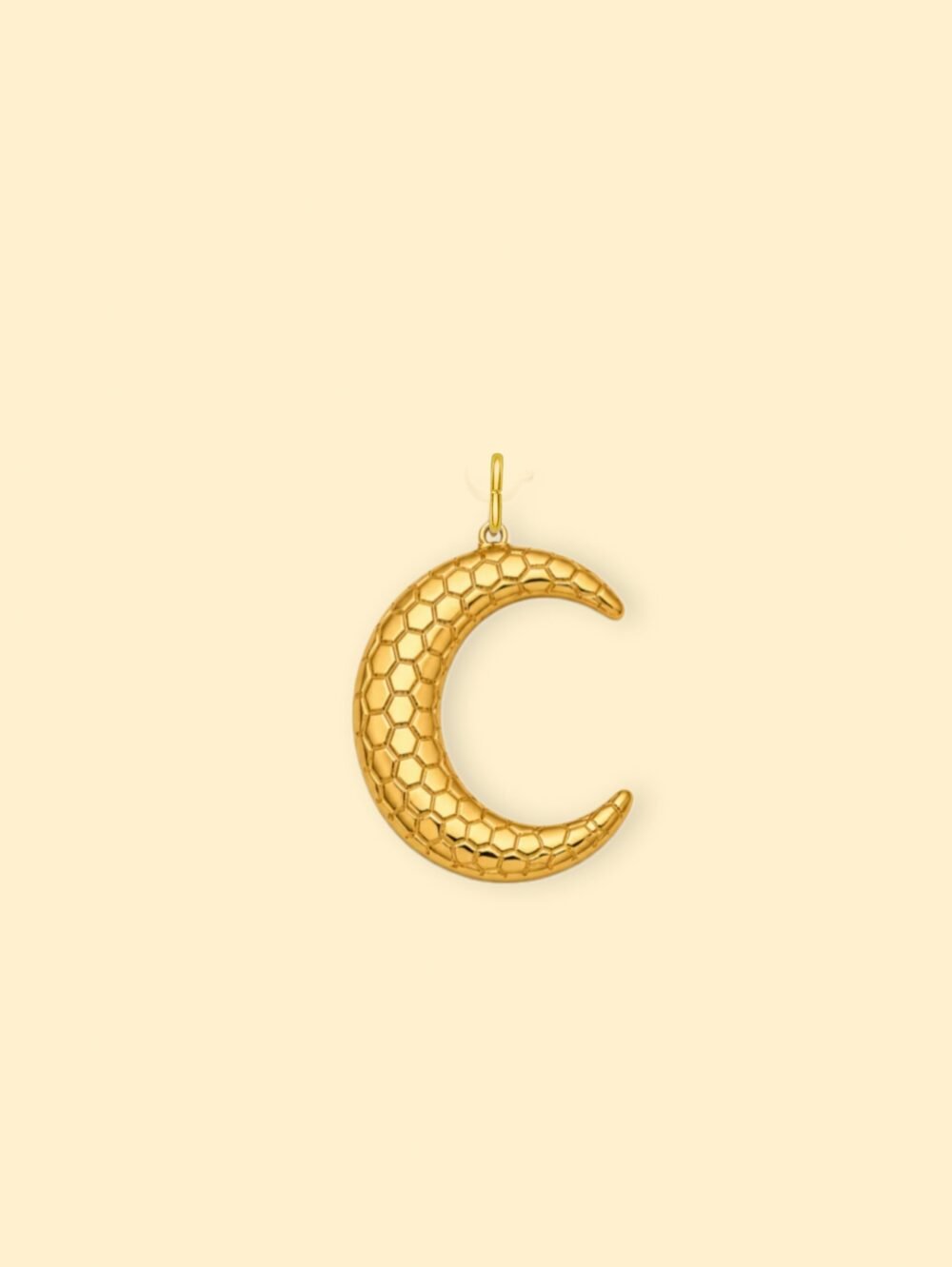 Honeycomb star – 18K Gold Plated Stainless Steel - Image 2