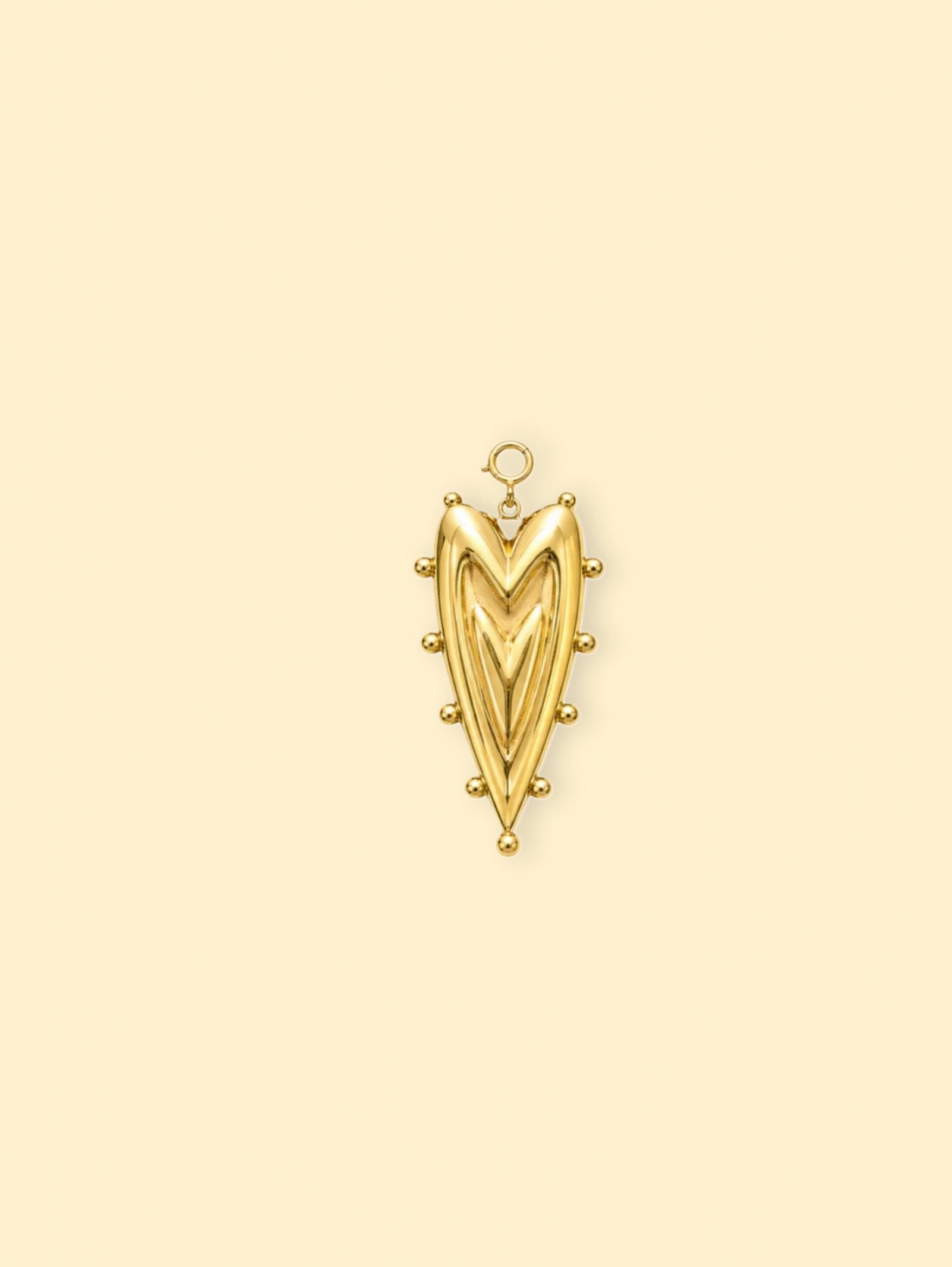 Picsart-26-07-18_00-18-18-800-1 Heart Shield Charm (Interchangeable) – 18K Gold Plated Stainless Steel - Image 1