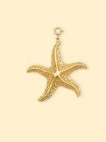 Gold Starfish Charm (Interchangeable) – 18K Gold Plated Stainless Steel