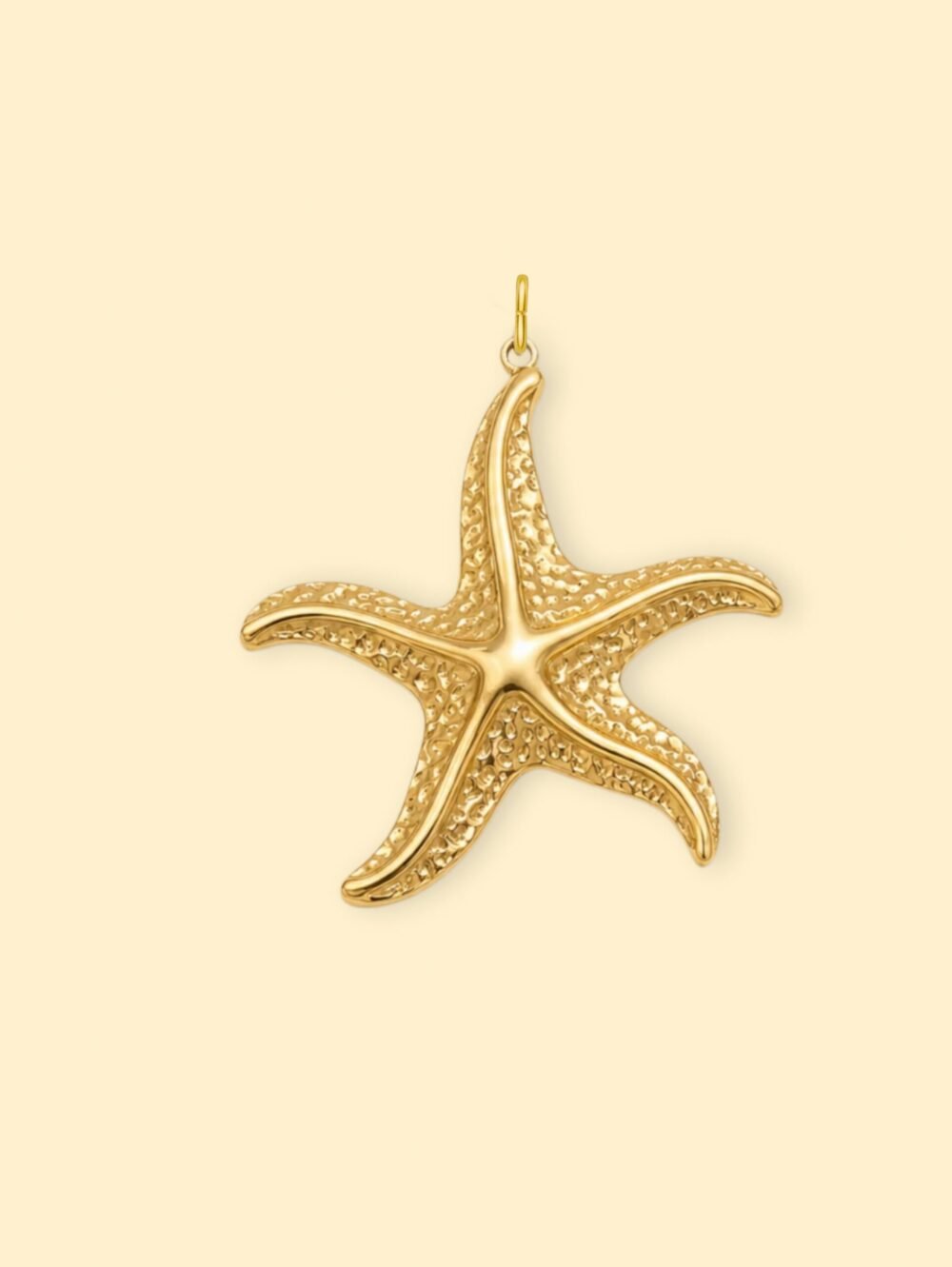 Gold Starfish Charm (Interchangeable) – 18K Gold Plated Stainless Steel - Image 2