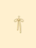 Gold Bow Charm (Interchangeable) – 18K Gold Plated Stainless Steel