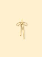 Gold Bow Charm (Interchangeable) – 18K Gold Plated Stainless Steel - Image 2