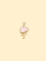 Drip Cloud Charm (Interchangeable) – 18K Gold Plated Stainless Steel