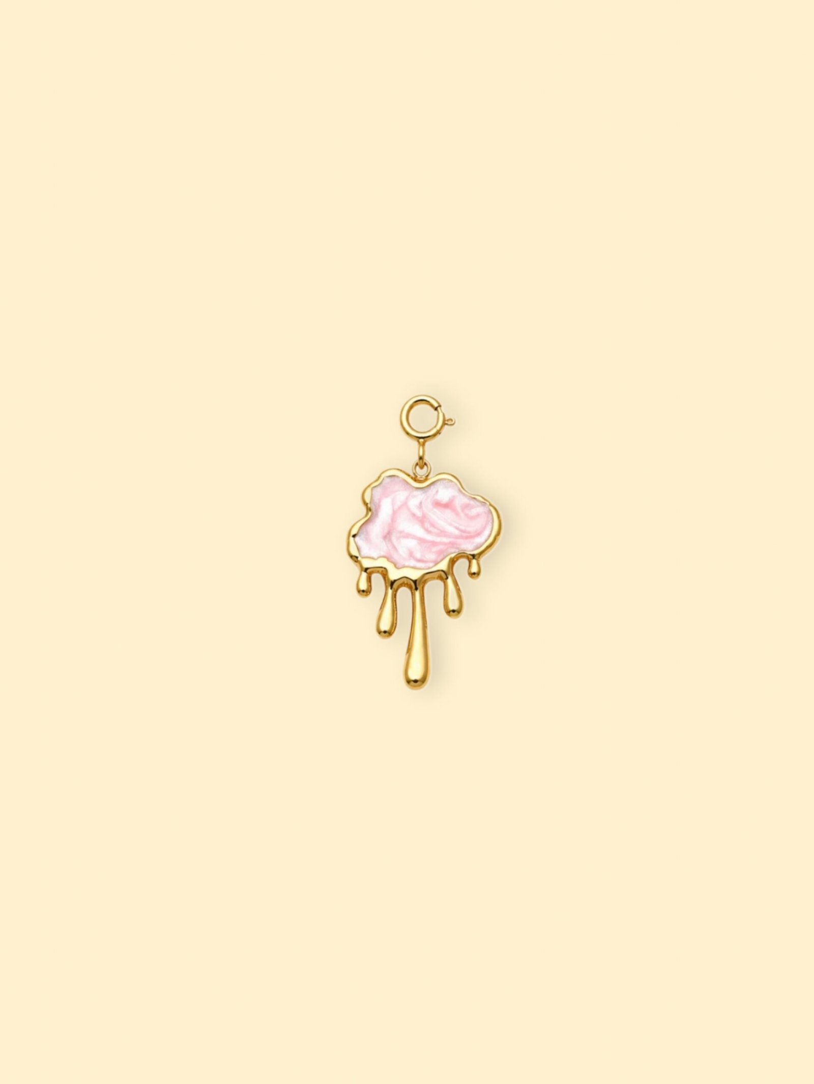 Picsart-26-07-18_00-32-34-956-1 Drip Cloud Charm (Interchangeable) – 18K Gold Plated Stainless Steel - Image 1