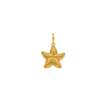 Starfish Charm – 18K Gold Plated Stainless Steel - Image 2