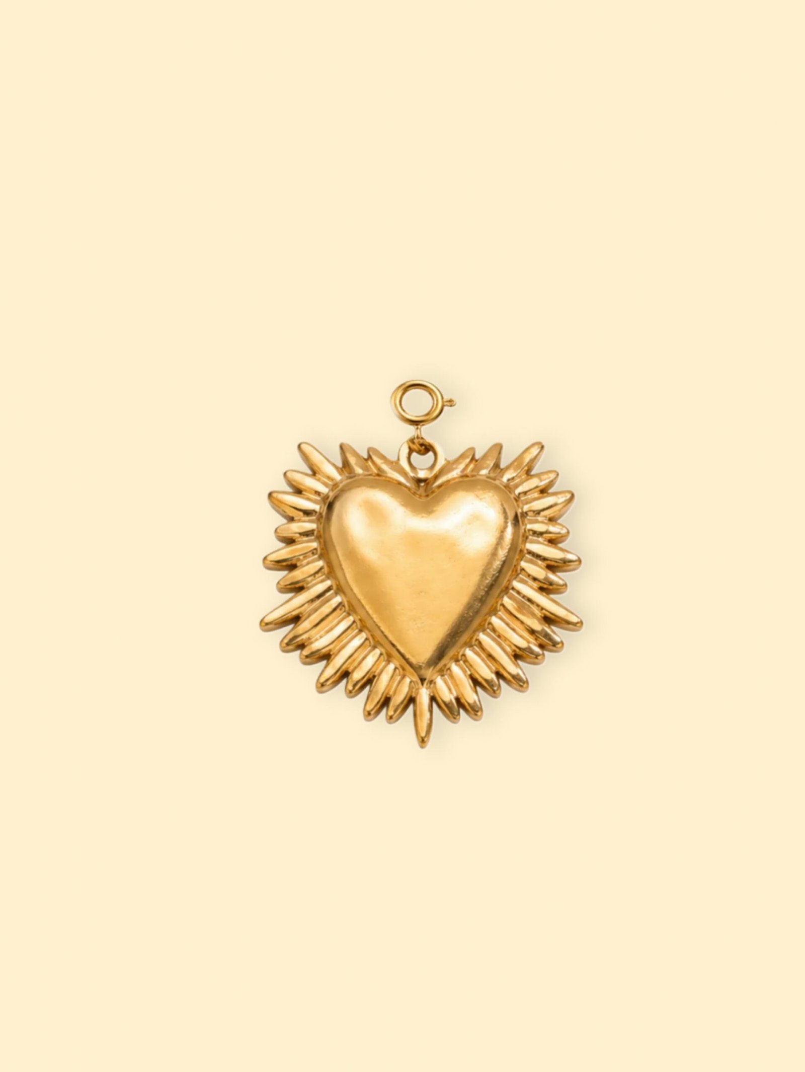 rn-image_picker_lib_temp_0baeca09-92b5-409f-bc2b-8796431a043e-1 Radiant Heart Charm (Interchangeable) – 18K Gold Plated Stainless Steel - Image 1