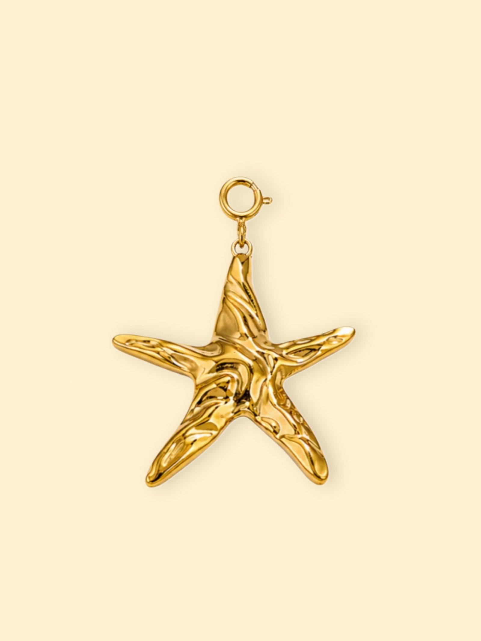 rn-image_picker_lib_temp_1fa2060a-e1dc-4c2f-85ef-2ec57068d57c-1 Sculpted Starfish Charm (Interchangeable) – 18K Gold Plated Stainless Steel - Image 1