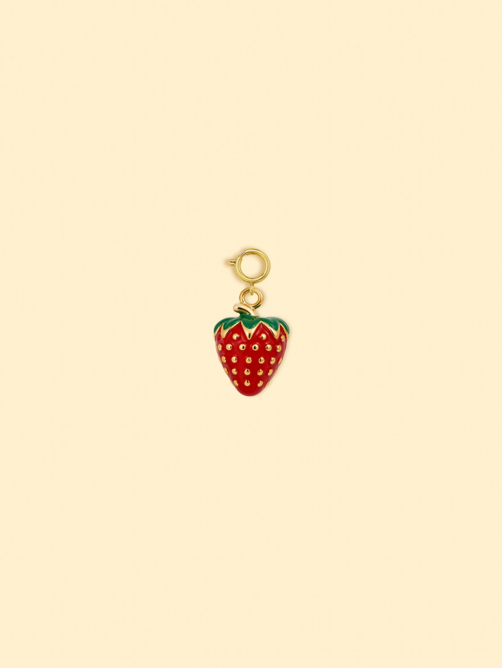 rn-image_picker_lib_temp_343a8333-56d2-45cb-baee-c7d823e8619b-1 18K Gold Plated Stainless Steel Strawberry Charm. - Image 1
