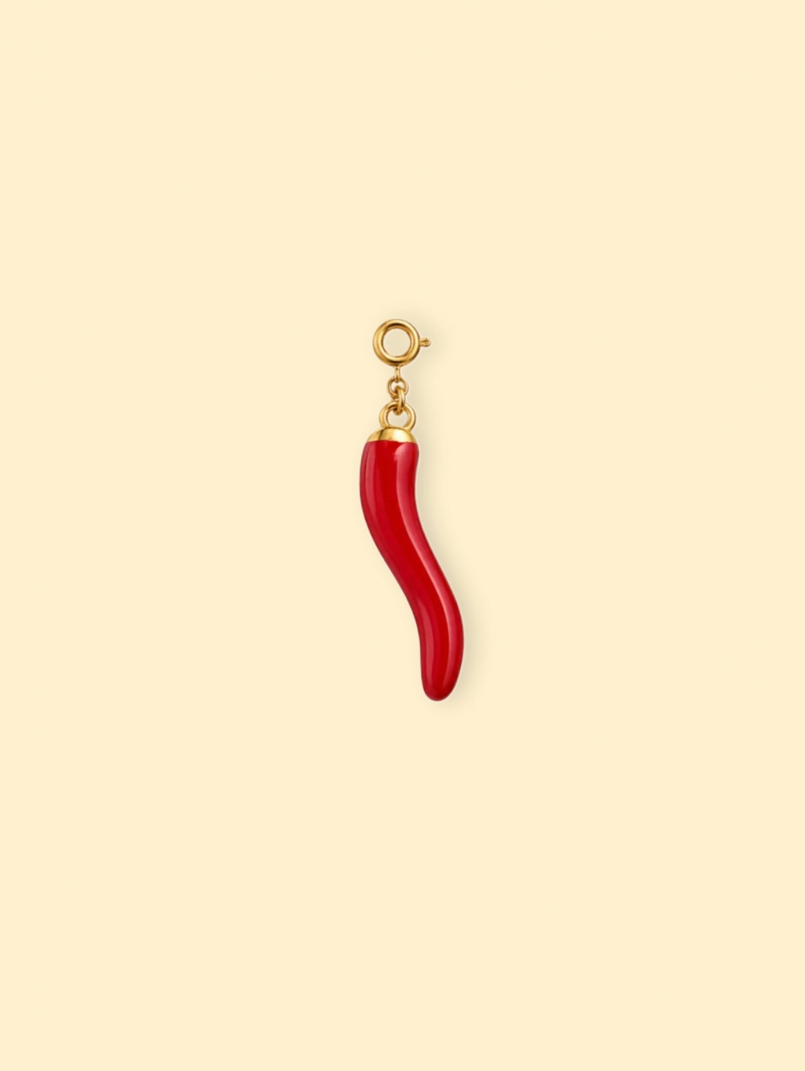 rn-image_picker_lib_temp_89dbf033-301f-4069-9bae-4c2917214047-1 Red Chili Charm (Interchangeable) – 18K Gold Plated Stainless Steel - Image 1