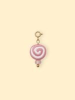 Pink Swirl Candy Charm (Interchangeable)