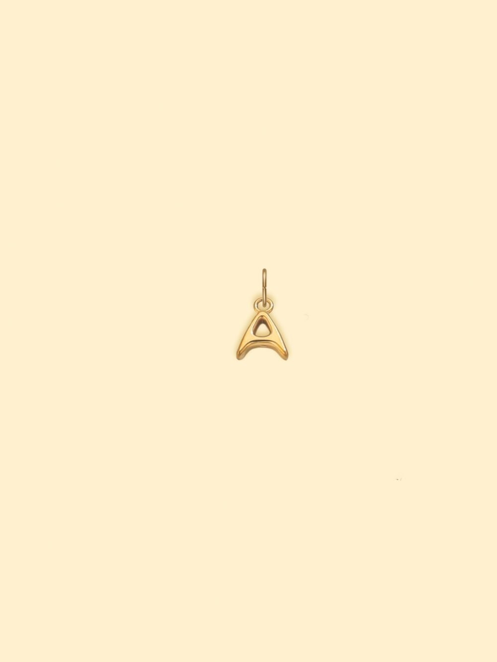 Alphabet Charm Pendant 18K Gold Plated Stainless Steel - Image 2